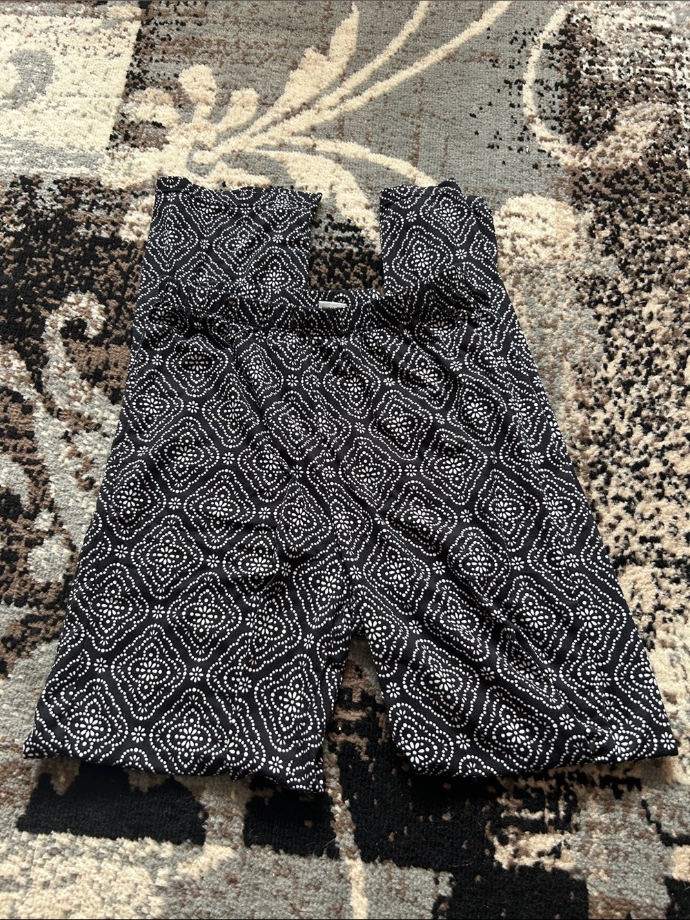 Women’s Black & White Printed Sleep Pants